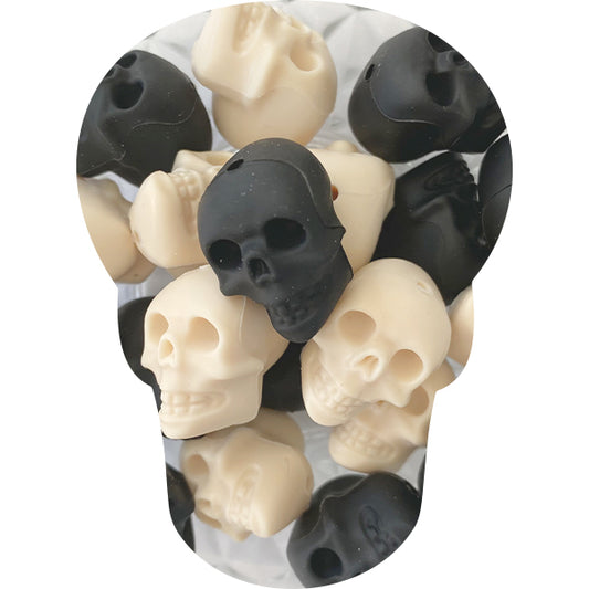 Silicone Skull Head Beads