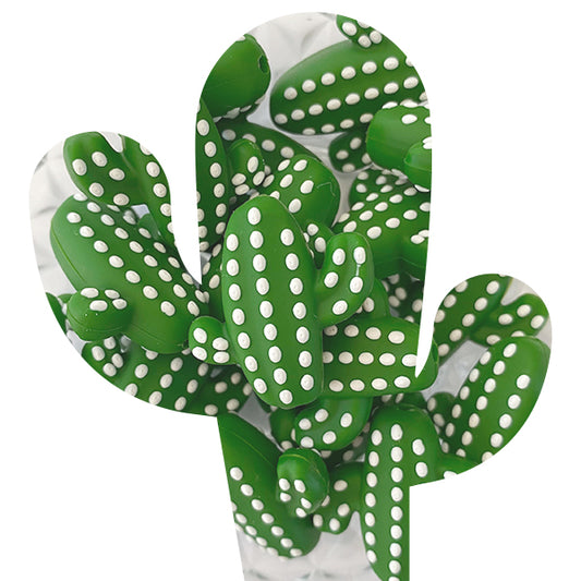 Silicone Prickly Cactus Beads