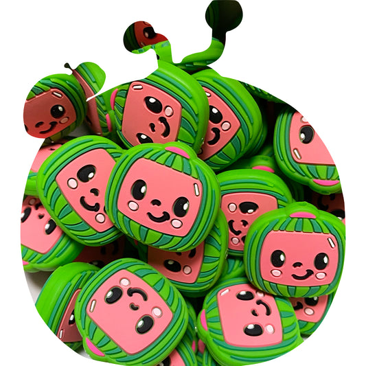 Silicone Cocomelon Beads