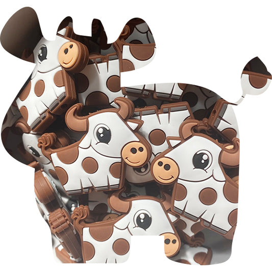 🙋‍♀️ Silicone Cow (Full Body) Beads