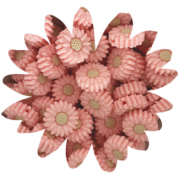 Silicone Daisy Beads