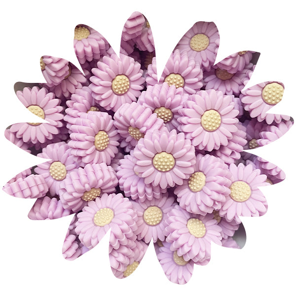 Silicone Daisy Beads