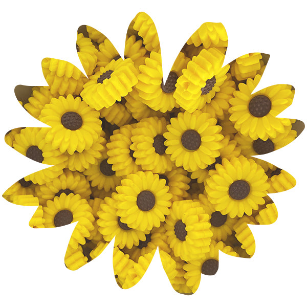 Silicone Daisy Beads