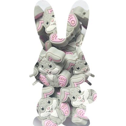 Silicone Easter Bunny Bead