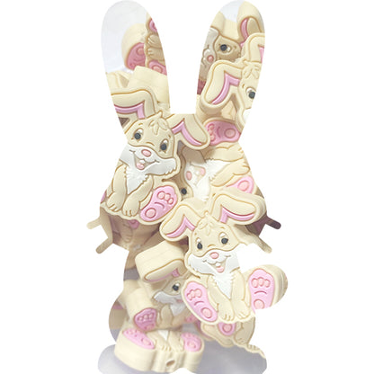 Silicone Easter Bunny Bead