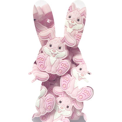 Silicone Easter Bunny Bead