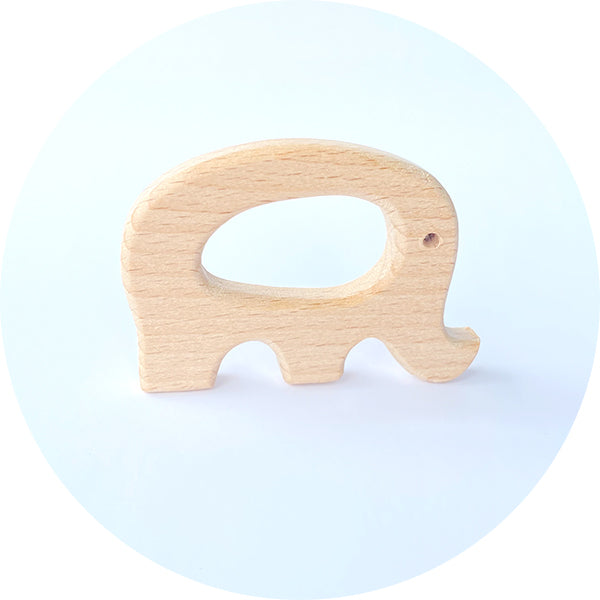 Beech Wooden Teether - Elephant