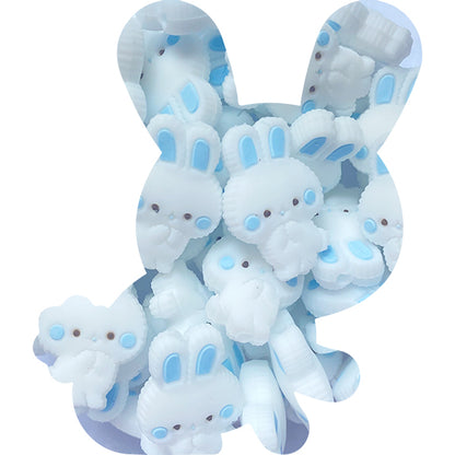 Silicone Fluffy Bunny Bead