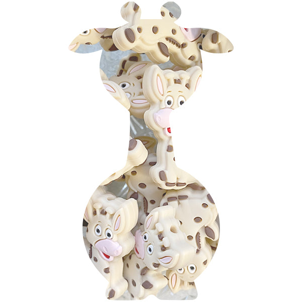 Silicone Giraffe Beads