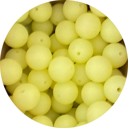 Silicone Glow in the dark Round Beads