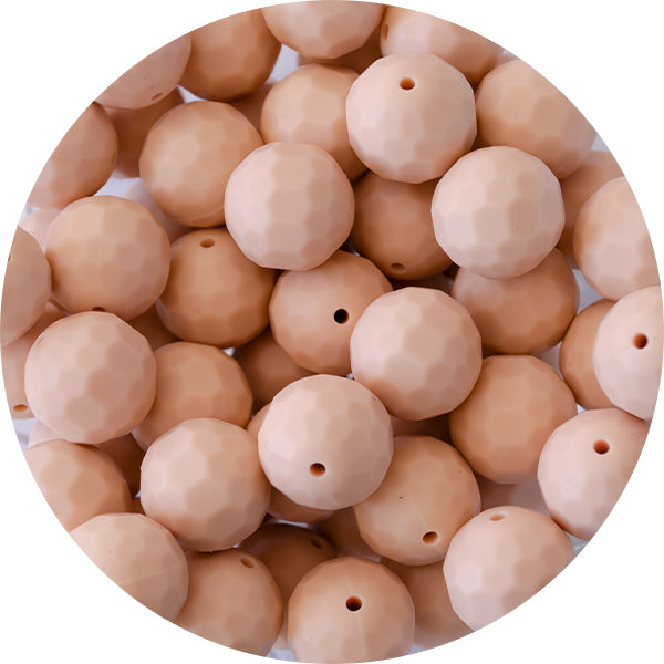 Silicone Round Facet Beads