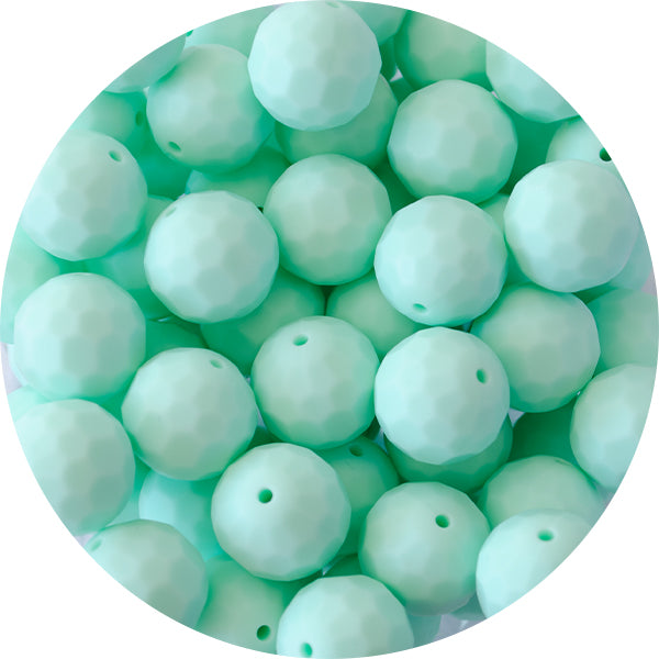 Silicone Round Facet Beads