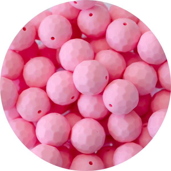 Silicone Round Facet Beads