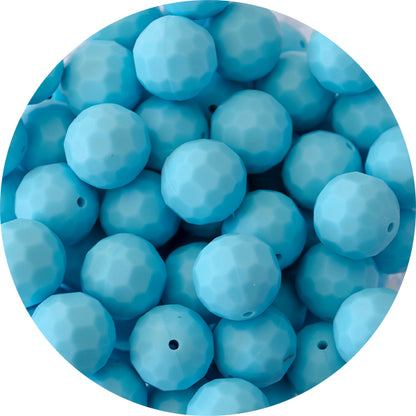 Silicone Round Facet Beads