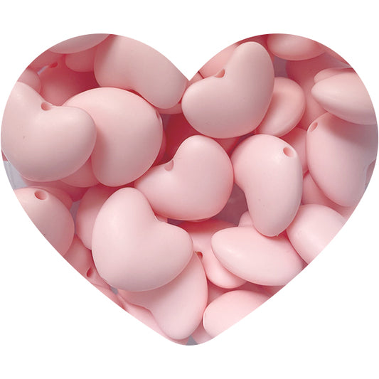 Silicone Valentine's Heart Bead