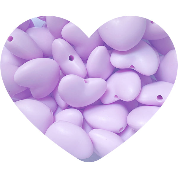 Silicone Valentine's Heart Bead