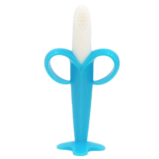 Silicone 2-in-1 Banana Teether / Toothbrush