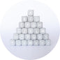 12mm Silicone Square Letter Beads - Fog Grey