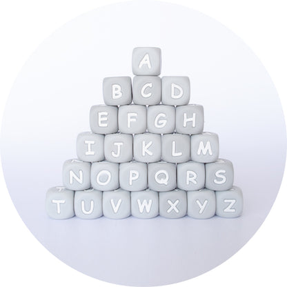 12mm Silicone Square Alphabet Starter Kit - 125 letters