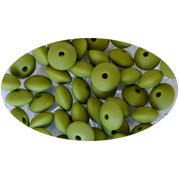 Silicone Lentil Beads