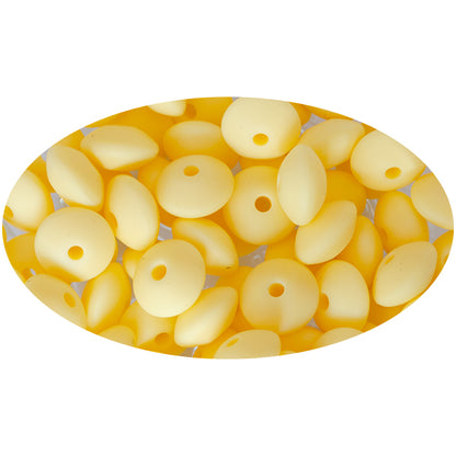 Silicone Lentil Beads