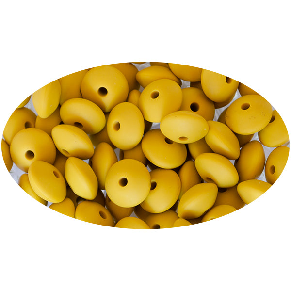 Silicone Lentil Beads