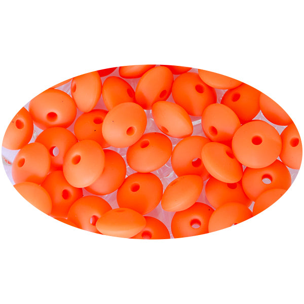 Silicone Lentil Beads