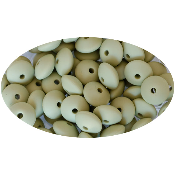 Silicone Lentil Beads