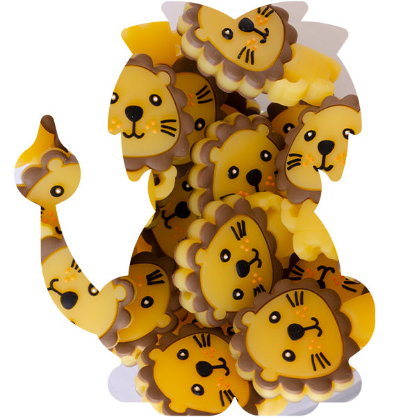 Silicone Lion Bead