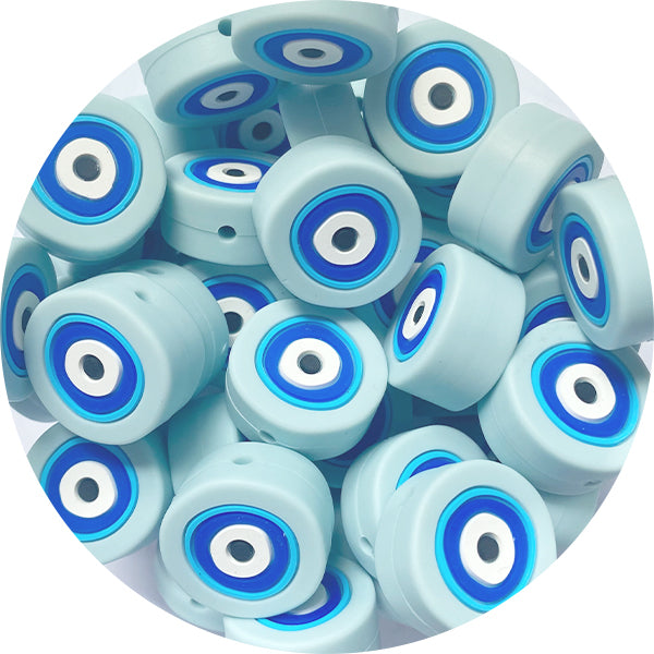 🙋‍♀️ Silicone Nazar Eye Beads