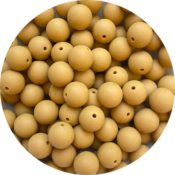 12mm Silicone Round Bead