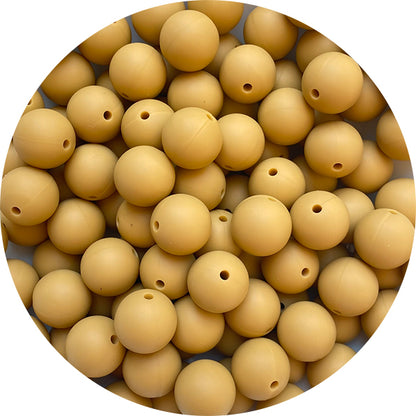 15mm Silicone Round Bead