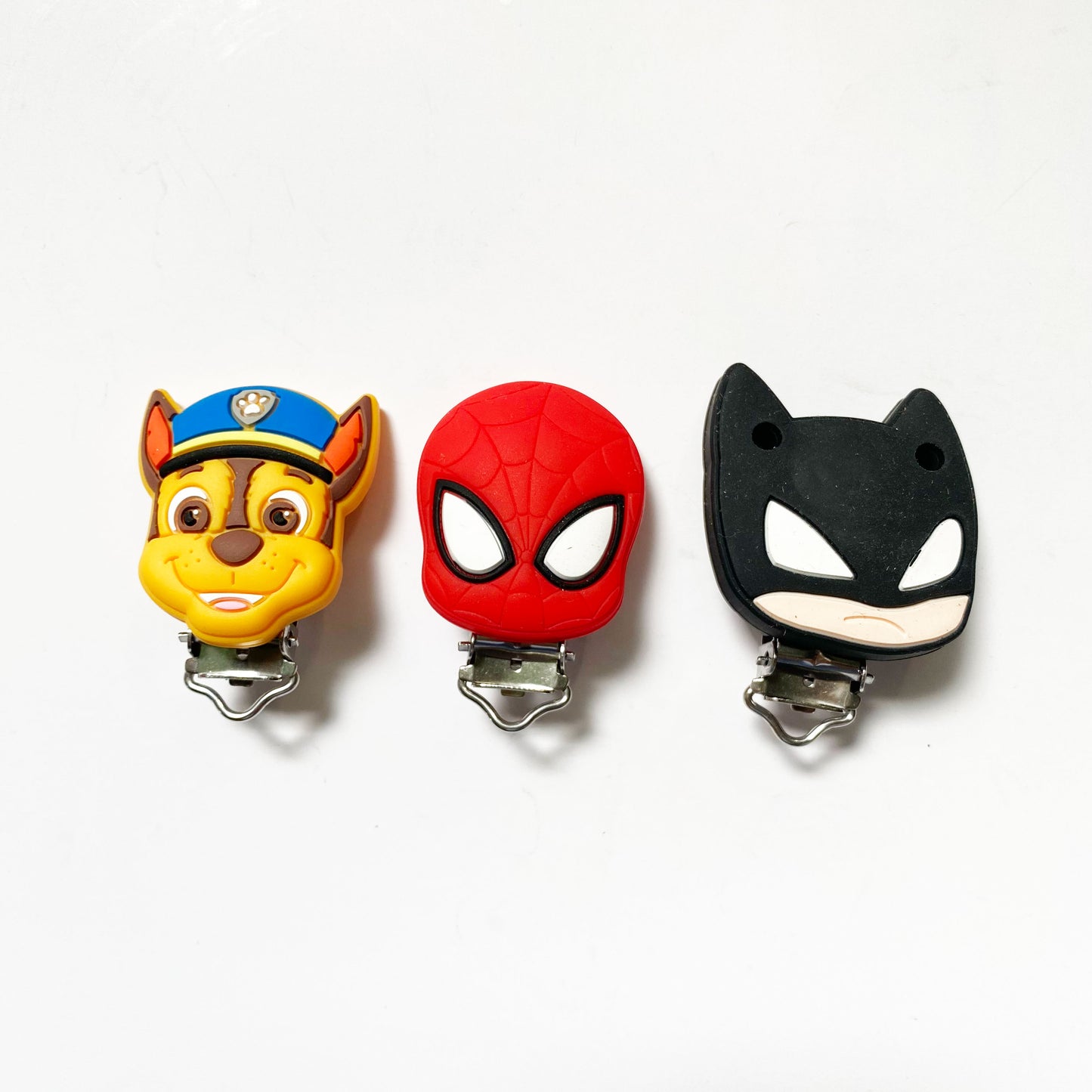 Silicone Character Pacifier Clips