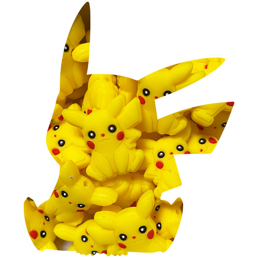 Silicone Pickachu Beads