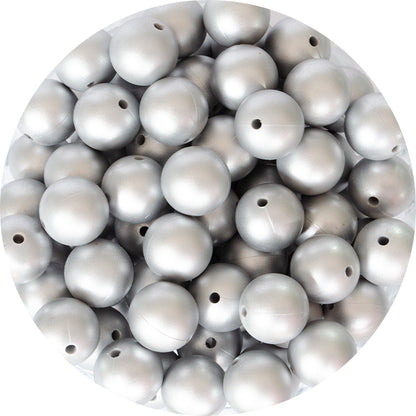 Silicone Painted Metallic Beads