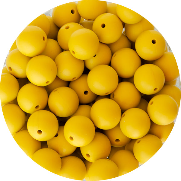 19mm Silicone Round Bead