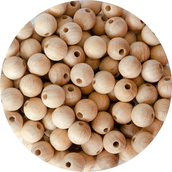 Beech Wood Round Beads