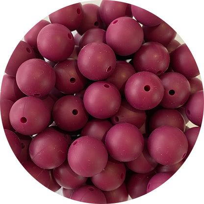 15mm Silicone Round Bead