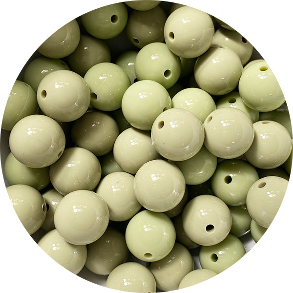 Silicone 15mm High Gloss Beads