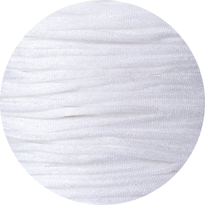 1.5mm Satin Nylon Cord - White