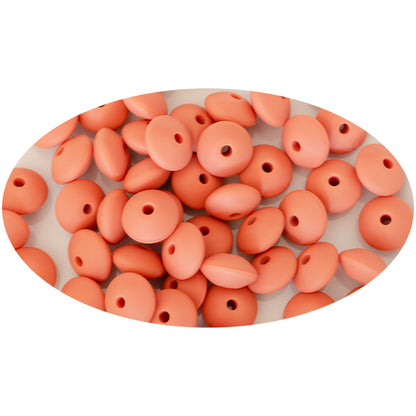 Silicone Lentil Beads
