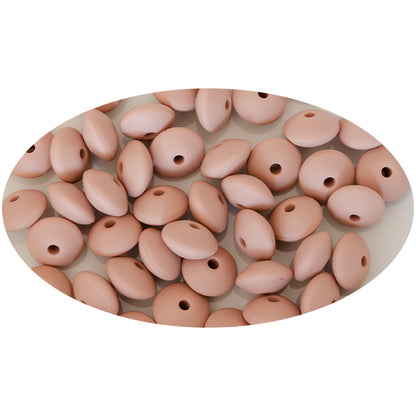 Silicone Lentil Beads