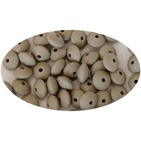 Silicone Lentil Beads