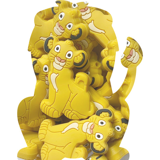 Silicone Simba Cub Bead