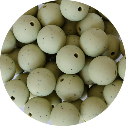 15mm Silicone Round Bead