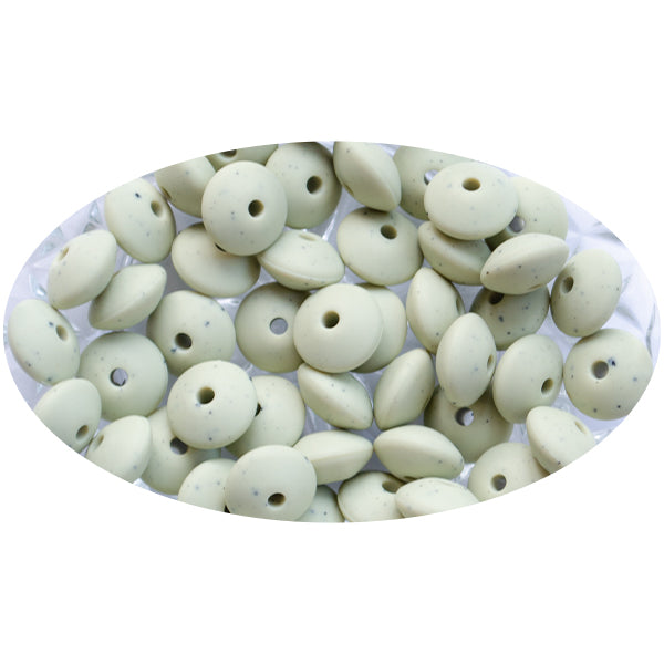 Silicone Lentil Beads