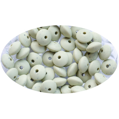 Silicone Lentil Beads