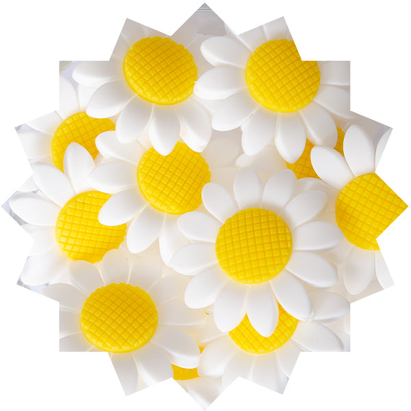 Silicone Sunflower Bead