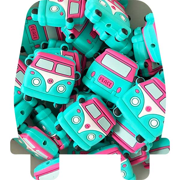 Silicone Kombi Van Beads LooLoo Chews silicone-kombi-van-beads-looloo-chews