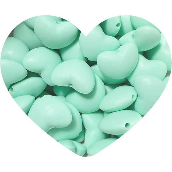 Silicone Valentine's Heart Bead